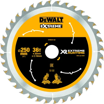 Produktbild von DEWALT XR EXTREME Kreissägeblatt stationär Feine Schnitte