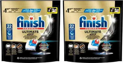 Image de Finish Ultimate+ Régulier - 44 capsules - Pack économique