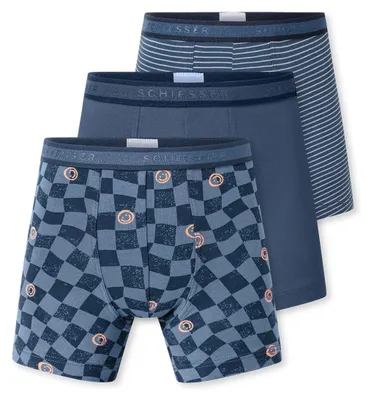 Productafbeelding van Schiesser jongens boxershorts, 3-pack - 95/5 katoen - maten 92 tot 140