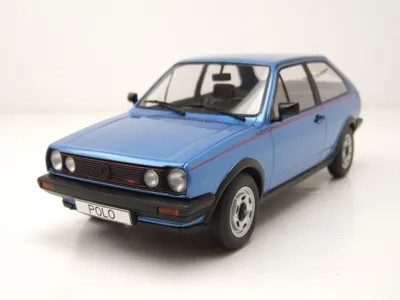 Produktbild von MCG 18522 VW Polo 2 Coupe GT 1985 blau 1:18