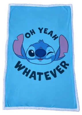 Obrázek produktu pro Lilo & Stitch – přehoz na postel, fleecová deka, 150 x 100 cm