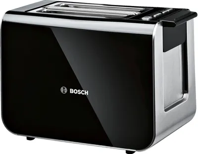 Produktbild von Bosch TAT8613N Toaster 9 2 Scheibe(n) 860 W Schwarz
