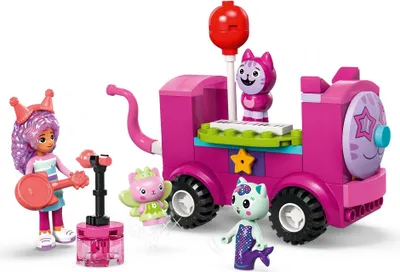 Obrázek produktu pro LEGO 4+ Gabbyin domeček pro panenky Gabbyin párty pokoj, diskotéková hrací sada se skluzavkou a figurkami zvířat pro kreativní hraní rolí, dárek pro dívky a chlapce ve věku 4+ 10797