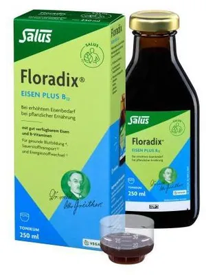 Zdjęcie produktu dla Salus Floradix Żelazo plus B12, tonik 250 ml