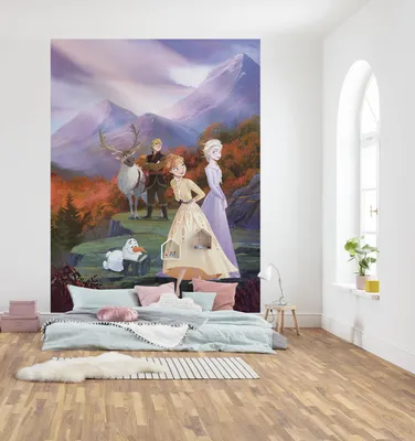 Produktbild von Disney Fototapete von Komar "Frozen spring is coming" - Größe 184 x 254 cm, 4 Teile