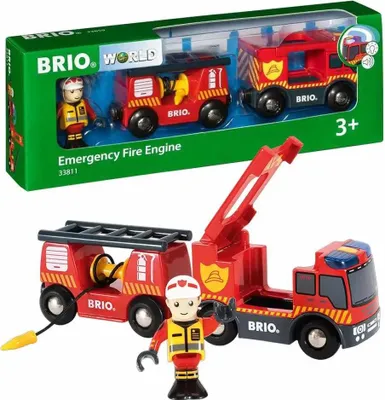 Produktbild von Feuerwehr-Leiterfahrzeug mit Licht & Sound BRIO 63381100