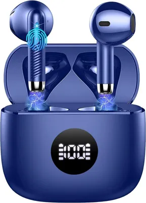 Produktbild von In ear Kopfhörer, Bluetooth 5.4 mit 4 ENC Geräuschunterdrückung, Mic, Kopfhörer in Ear 40 Stunden Wiedergabe, Kopfhörer HiFi Stereo IP7 wasserdicht