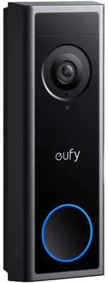 Produktbild von Eufy C31 Video-Türklingel, WiFi, 2K FHD, kompatibel mit Homebase S380, Schwarz