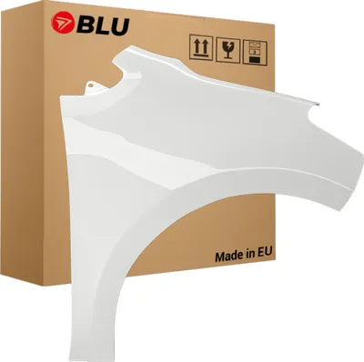 Image de BLU Aile Compatible avec VW Volkswagen UP! LB9A Droite Weiss CandyWeiss | 2016- | Avant | Peint| Prêt à Monter | Acier
