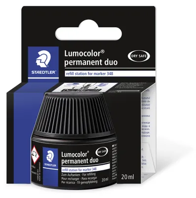 Produktbild von STAEDTLER 488 48 Nachfüllstation für Lumocolor duo permanent marker 348 Einzelprodukt schwarz