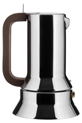 Zdjęcie produktu dla Alessi 9090, Kawiarka moka, 0,15 l, Stal nierdzewna, Stal nierdzewna, 3 kub., 110 mm