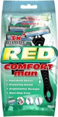 Zdjęcie produktu dla Maszynka Do Golenia Jednoczesciowa Red Comfort Man (5) ** Mattes
