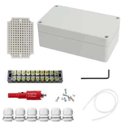 Produktbild von Wasserdichte Abzweigdose - 158 × 90 × 60 mm mit Montagezubehör