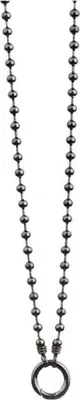 Produktbild von AnhängerKette 90 cm - Edelstahl - Kugel - grau