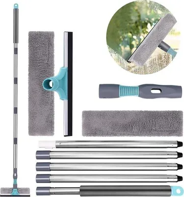 Produktbild von Famanu Teleskop-Rahmenwischer 2-in-1 - Verstellbar bis 200 cm