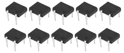Brückengleichrichter 1A 1000V 4-Pin, 10 Stück, AC-DC-Wandlung