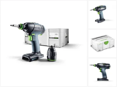 Produktbild von FESTOOL Akku-Bohrschrauber T 18+3 Li 5,2-Basic im SYS (alt:564605)
