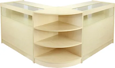 Obrázok produktu pre MonsterShop B1200 LM60 Libra – vybavenie predajne, vitrína, recepcia, predajný pult, predajný stôl, pokladničný pult, recepčný pult, pult z javorového dreva