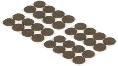 Obrázok produktu pre Filcové podložky Ø 30 mm, hnedá, 32 ks