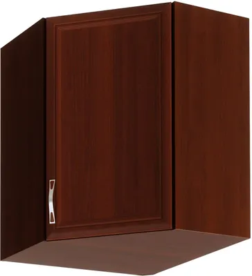 Produktbild von Eckhangeschrank 60×60 cm Küchenschrank Küchenhängeschrank Küchenmöbel, Sycylia Milano G60N Milano/Walnuss