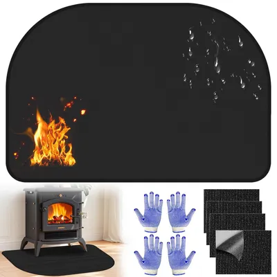 Productafbeelding van Brandwerende mat open haard vloerplaat open haard mat oven mat