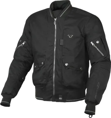 Image de Macna Bastic 2023 veste textile imperméable pour moto, noir, S