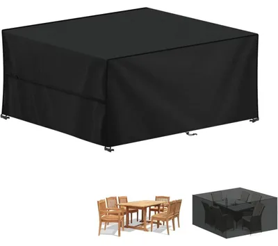 Obrázek produktu pro Ochranný kryt na zahradní nábytek, rozměry 200x160x74 cm, vodotěsný, s UV ochranou, vyrobený z odolného materiálu Oxford 420D, určený pro venkovní použití