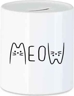 Produktbild von Meow Beutel  Katze Cat Geschenkidee Katzenfans Süßes Motiv Mautzi Katzen-Motiv