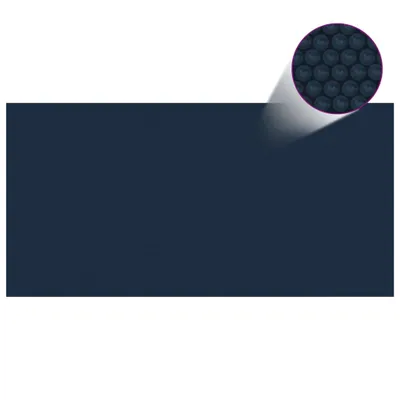 Immagine prodotto di Pellicola Galleggiante Solare PE Piscina 1200x600 cm Nero e Blu