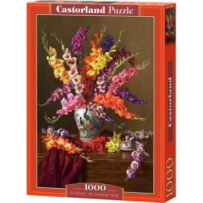 Immagine prodotto di Puzzle 1000 pezzi Gladioli in vaso cinese 104949 Castorland