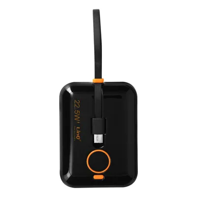Immagine prodotto di 15.000mAh Powerbank 22.5W Connessione USB, cavo USB-C e Lightning LinQ Nero