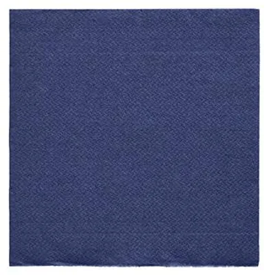 Produktbild von Servietten "DAILY Collection" 1/4-Falz 24 cm x 24 cm dunkelblau , 20 x 20 Stück