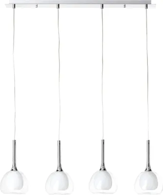 Produktbild von Hängelampe, 120 cm Höhe, E14, max. 40 W, Metall/Glas