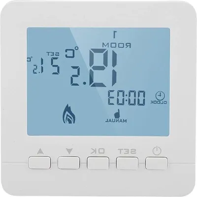 Zdjęcie produktu dla Programowalny termostat z wyświetlaczem LCD, sterowany elektronicznie