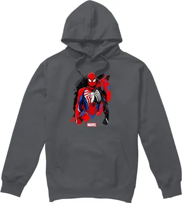 Produktbild von Spider-Man - "Symbiote" Kapuzenpullover für Herren TV4600 (M) (Holzkohle)