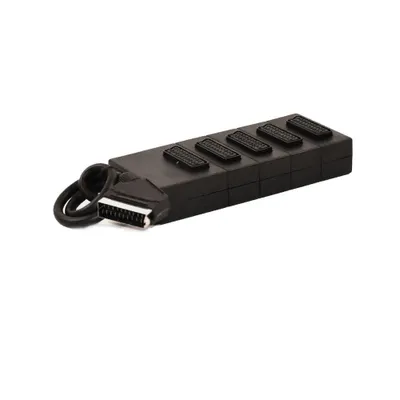 Produktbild von SCART Verteiler 5-fach für den Anschluss von bis zu fünf Audio- und Video-Geräten