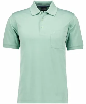 Ragman H-Polo Polo Soft-Knit uni in grün