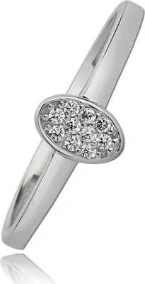 Image de Balia anneau 54 17,2 or 333 argent femmes bijoux BGR001W54