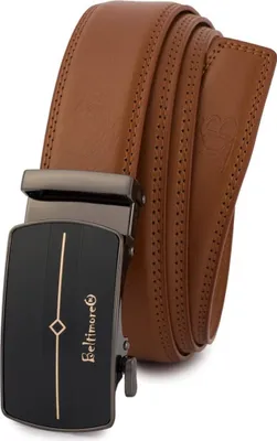 Produktbild von Beltimore Herren Ledergürtel Echtleder Automatische Schnalle 110 cm 3,5 cm Braun