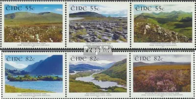 Produktbild von Briefmarken Irland 2011 Mi 1974A-1979A Dreierstreifen (kompl.Ausg.) postfrisch Nationalpark