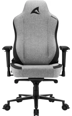 Produktbild von Sharkoon SKILLER SGS40 Fabric, Gepolsterter Sitz, Gepolsterte Rückenlehne, Grau, Grau, Stoff, Schaum, Stoff, Schaum