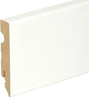 Produktbild von Sockelleiste "Masone" 15 x 80 mm weiß foliert