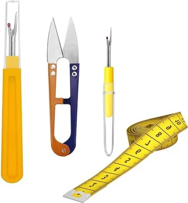 Produktbild von Nahttrenner,Saumtrenner Seam Ripper Set mit Schutzkappe,Groß/Klein Nähen Nahtauftrenner Kommt mit Trimmschere SchneidermaßBand für Nähte Not Specified no