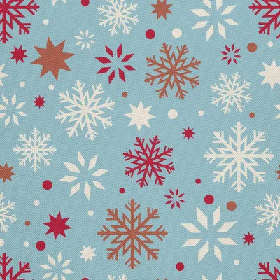 Image de OUTDOOR DECOSTOFFS OXFORD - Motif flocons de neige I DX067