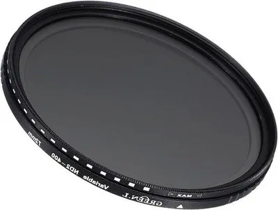 Produktbild von Grijsfilter für Fotolinsen mit variabelm Neutral-Dichte-Effekt, 72mm, ND2-400
