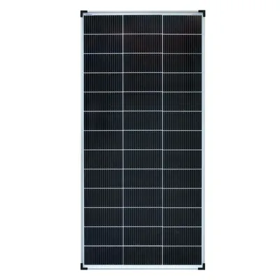Produktbild von enjoy solar® Solarpanel klassisches monokristallines Solarmodul 220W 12V (silberner Rahmen), TOPCon-Technologie, 210mm Zellen, 0% MwSt.