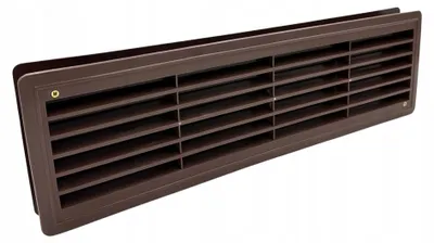 Obrázok produktu pre Mimet Ventilačná mriežka do dverí hnedá 115x435mm