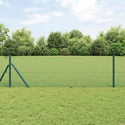 Produktbild von HOMMIE Geschweißter - elegantes Design - Maschendrahtzaun - Drahtzaun Grün 0,4x10 m DE720985 - Metallzäune
