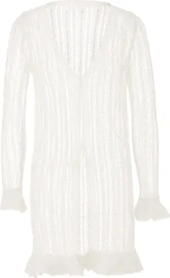 Produktbild von caissa damen strickjacke - wollweiss, XS/S