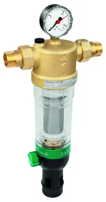 Produktbild von RESIDEO Hauswasser-Feinfilter F76S Messing, AA, R11/4, 1 Stk.